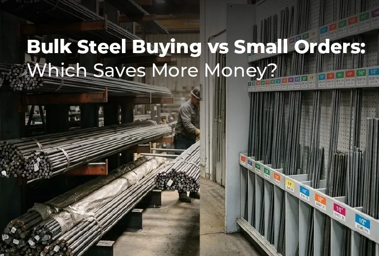 Bulk Steel Buying vs Small Orders: Which Saves More Money
