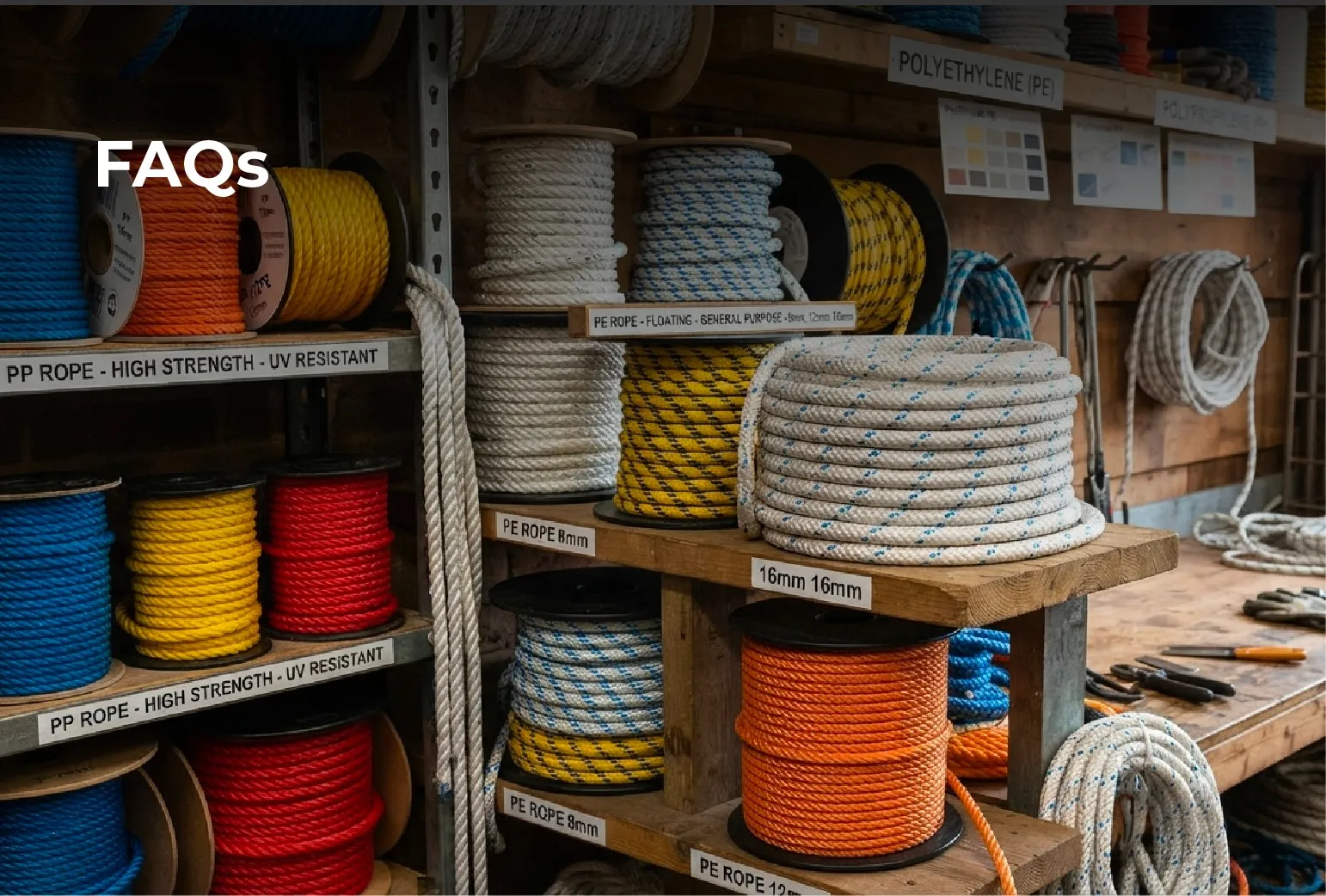 Frequently Asked Questions - PE vs PP Ropes