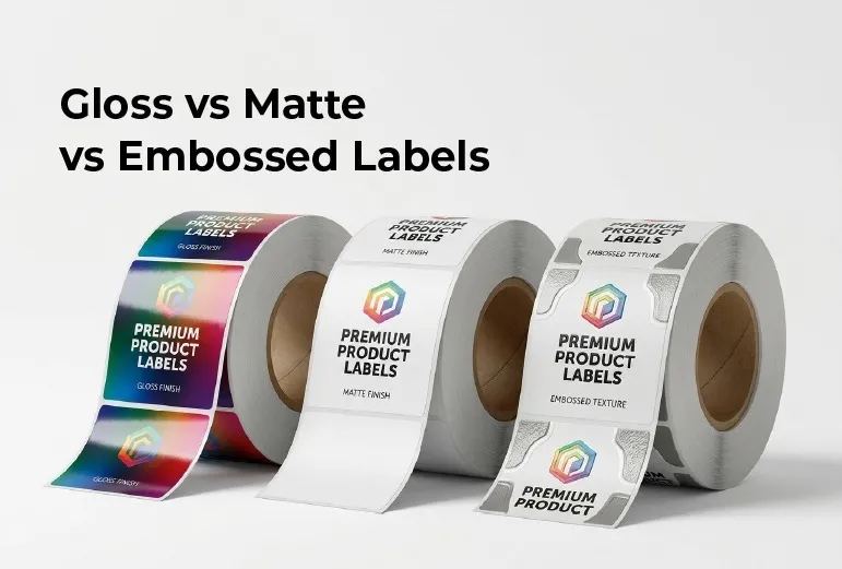 Gloss vs Matte vs Embossed Labels