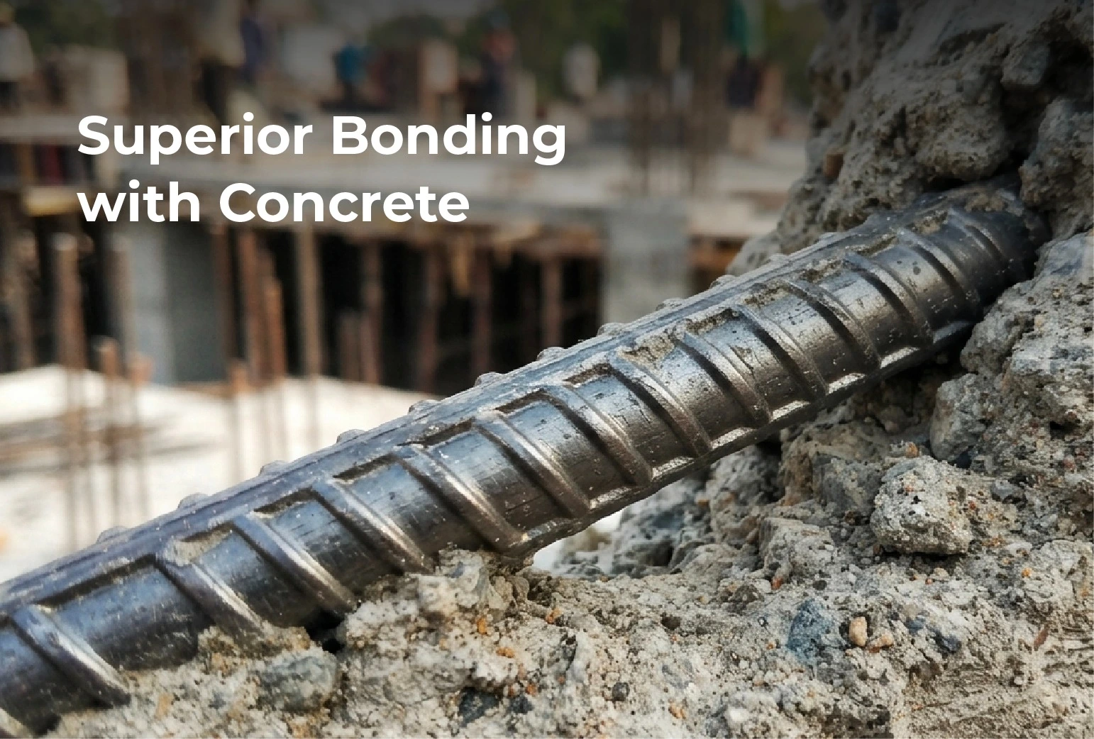 Superior Bonding with Concrete