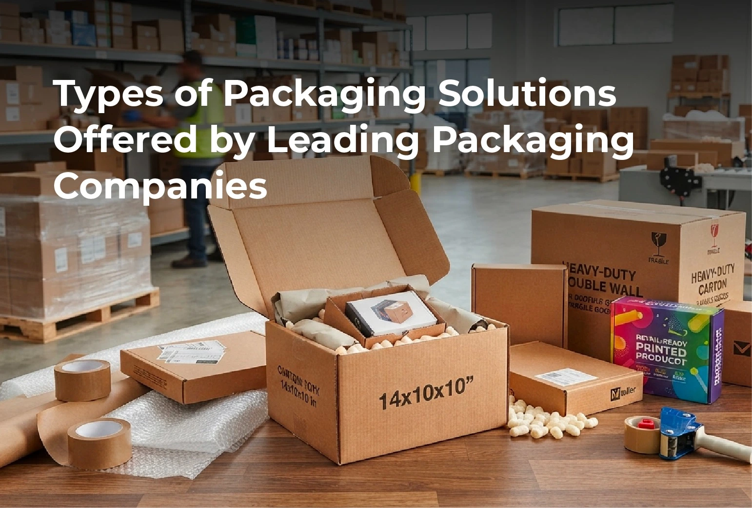 Types of Packaging Solutions Offered by Leading Packaging Companies