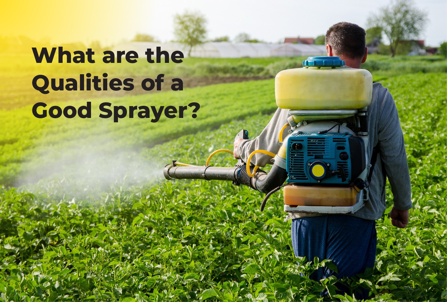 What are the Qualities of a Good Sprayer?